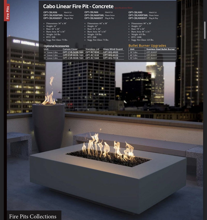 Concrete Commercial Fire Pits Huntington Beach Fire Pits & Fireplaces
