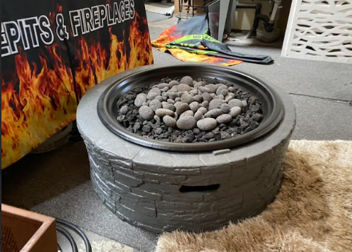 Glass Fire Pit Installation